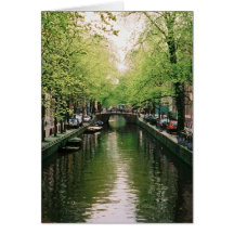 Carte de canal d'Amsterdam