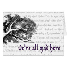 Carte de chat de Cheshire
