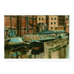 Carte de collection d'artiste, docks de Gloucester Cartes De Visite Personnelles