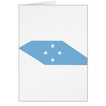 Carte de drapeau de la Micronésie cartes