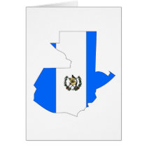 Carte de drapeau du Guatemala cartes
