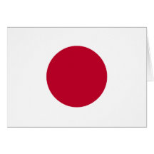 Carte de drapeau du Japon
