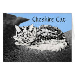 Carte de félicitations de chat de Cheshire