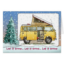 Carte de fin de année de Campmobile Van Camper