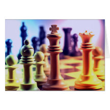 Carte de jeu d'échecs