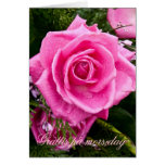 Carte de jour de mères de rose de rose cartes