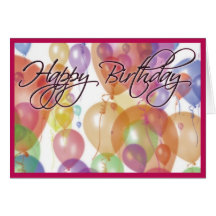 Carte de joyeux anniversaire