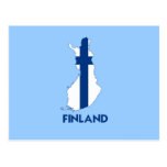 CARTE DE LA FINLANDE CARTE POSTALE