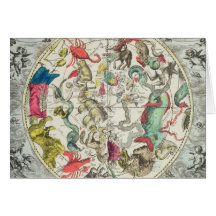 Carte de l'hémisphère sud