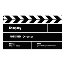 Carte de maison de distribution de directeur Clapp Carte De Visite
