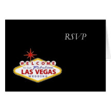 Carte de mariage de Las Vegas RSVP