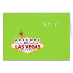 Carte de mariage de Las Vegas RSVP