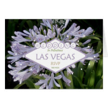 Carte de mariage de Las Vegas RSVP