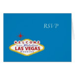 Carte de mariage de Las Vegas RSVP