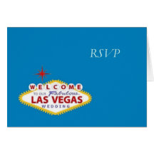 Carte de mariage de Las Vegas RSVP