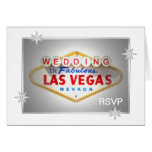 Carte de mariage de RSVP Las Vegas