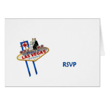CARTE DE MARIAGE DE RSVP LAS VEGAS