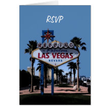 Carte de mariage de RSVP Las Vegas