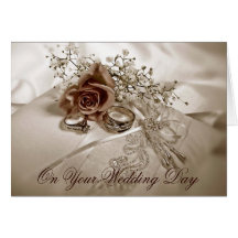 Carte de mariage élégante