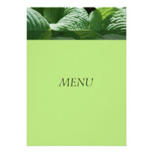 carte de menu de dîner faire-part