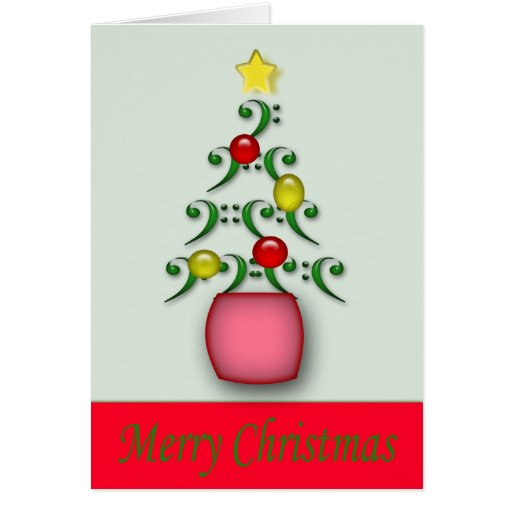 Carte de Noël de notes musicales