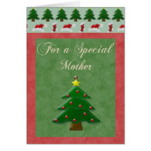 Carte de Noël pour la mère