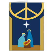 Carte de Noël religieuse
