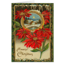 Carte de Noël victorienne