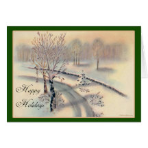 Carte de Noël vintage