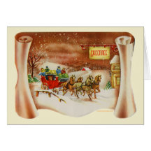 Carte de Noël vintage