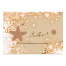 Carte de nombre de table de ~ de thème de mariage  cartes de visite professionnelles