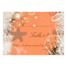 Carte de nombre de table de ~ de thème de mariage  modèles de cartes de visite