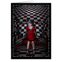 Carte de note de blanc de série de Dollhouse