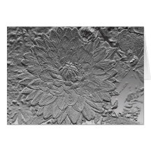 Carte de note de dahlia