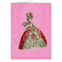 Carte de papeterie de Versailles Marie Antoinette