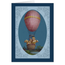 Carte de Pâques vintage - poussins de Pâques dans 