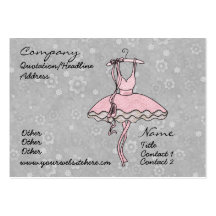 Carte de profil "de ballerine de Prima" Modèles De Cartes De Visite