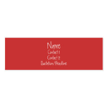 Carte de profil de PB&J Cartes De Visite Professionnelles