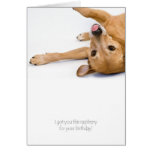 Carte de Rasberry de chien