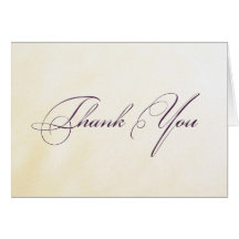 Carte de remerciements