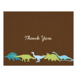 Carte de remerciements chéri de dinosaures faire-parts