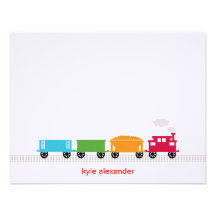 Carte de remerciements de train de Choo Choo Bristols Personnalisés