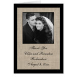 Carte de remerciements simplement parfait de toile cartes
