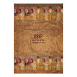 Carte- de réponse l'épousant égyptienne antique de invitations