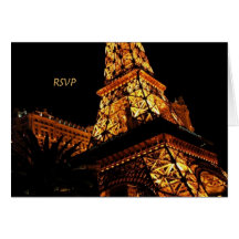 Carte de RSVP Las Vegas