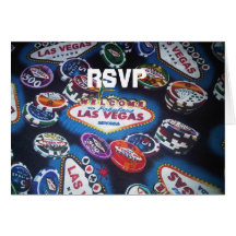 Carte de RSVP LAS VEGAS