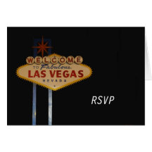 Carte de RSVP Las Vegas