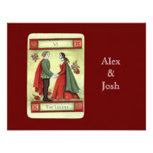 "Carte de tarot des amants" Bristol