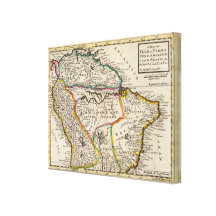 Carte de Terra Firma, Pérou, terre d'Amazone, Brés Toiles Tendues