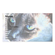 Carte de visite changé distant II de chat siamois